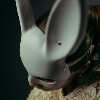 Bunny Mask - White